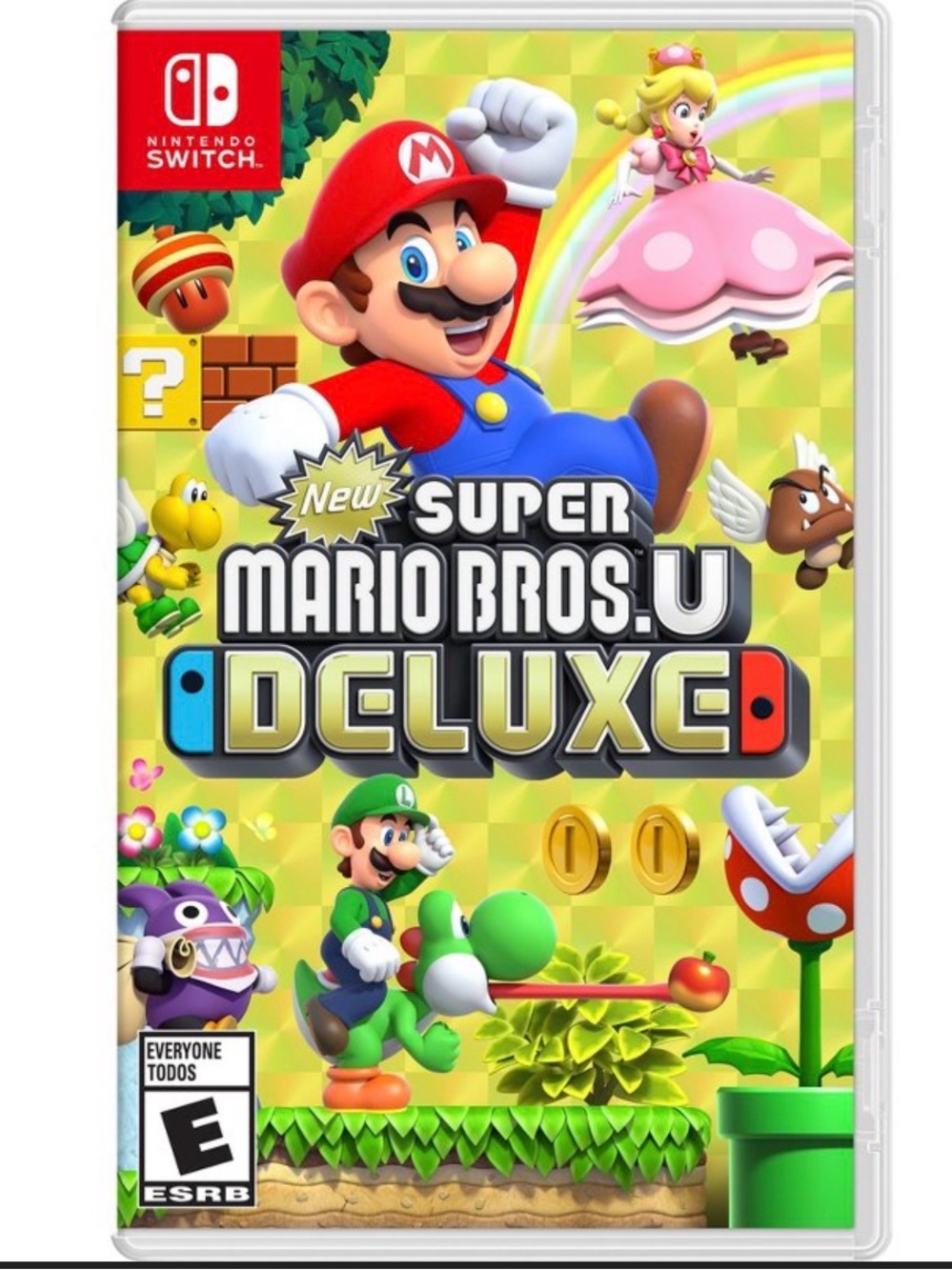 Nintendo New Super Mario Bros. U Deluxe – Yellow Cover Artwork